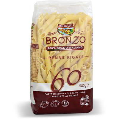 Penne rigate trafilate al bronzo