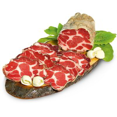 Capocollo piccante affettato