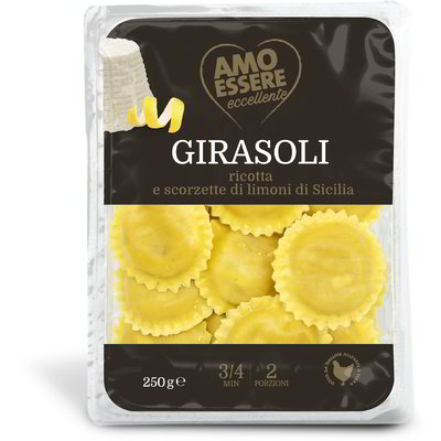 Girasoli con ricotta e scorzette di limoni di Sicilia