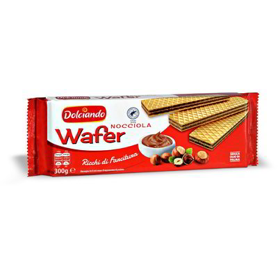 Wafer alla nocciola