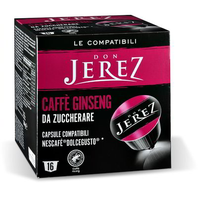 Capsule caffè ginseng da zuccherare compatibili Nescafé ®Dolcegusto® 16pz