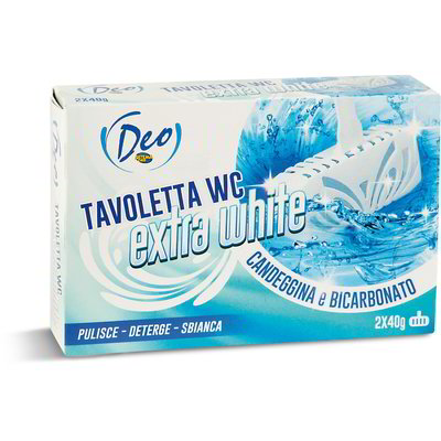 Tavoletta WC extra white 2 pezzi